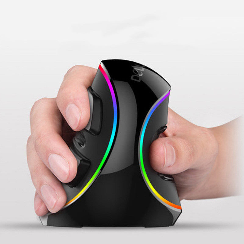 Vertical RGB One Handed Mouse Grip