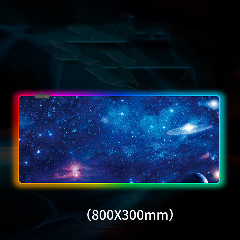 Oversized RGB Luminous Mouse Gaming Pad