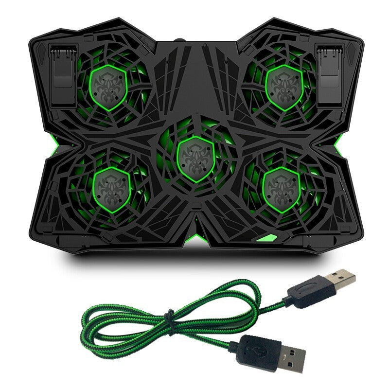 LED Multi-Fan Laptop Cooling Pad - The Underground