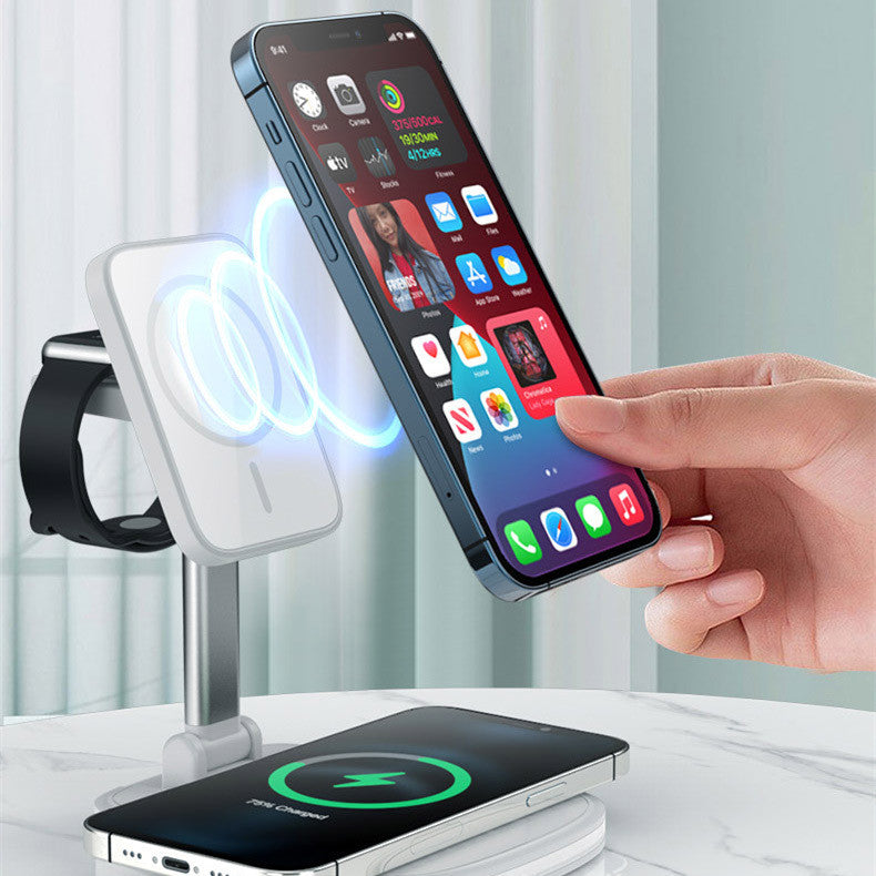 3-In-1 Wireless Foldable Magnetic Charger - The Underground