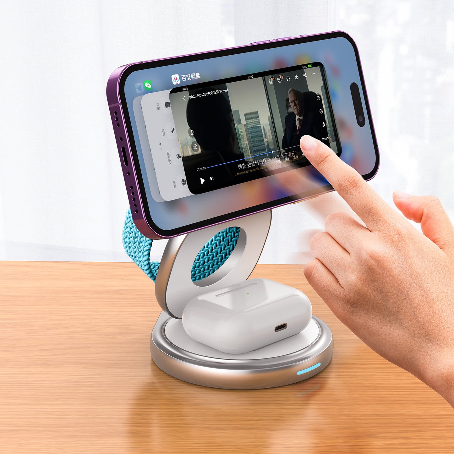3-in-1 Wireless Magnetic Folding Charger Stand - The Underground