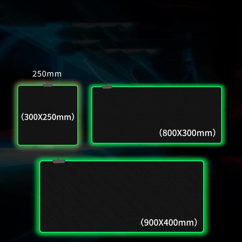 Oversized RGB Luminous Mouse Gaming Pad
