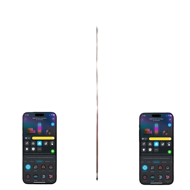 Led Strip Corner Floor Lamp