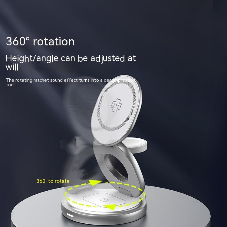 3-in-1 Wireless Magnetic Folding Charger Stand - The Underground