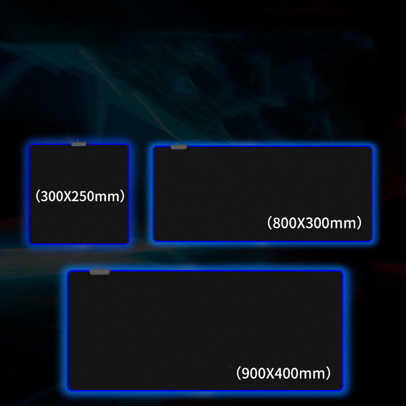 Oversized RGB Luminous Mouse Gaming Pad