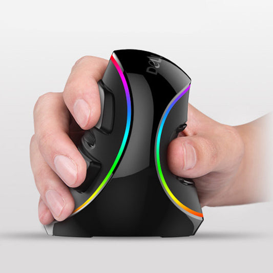 Vertical RGB One Handed Mouse Grip