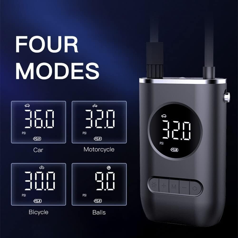 Portable Electric Tire Air Inflator With LED Display - The Underground