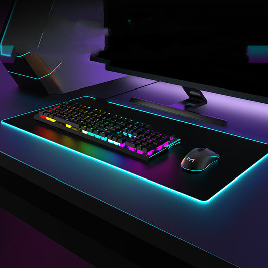 Oversized RGB Luminous Mouse Gaming Pad