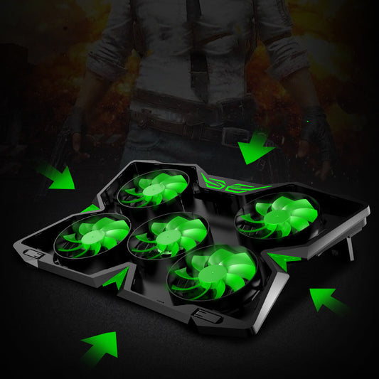 LED Multi-Fan Laptop Cooling Pad - The Underground