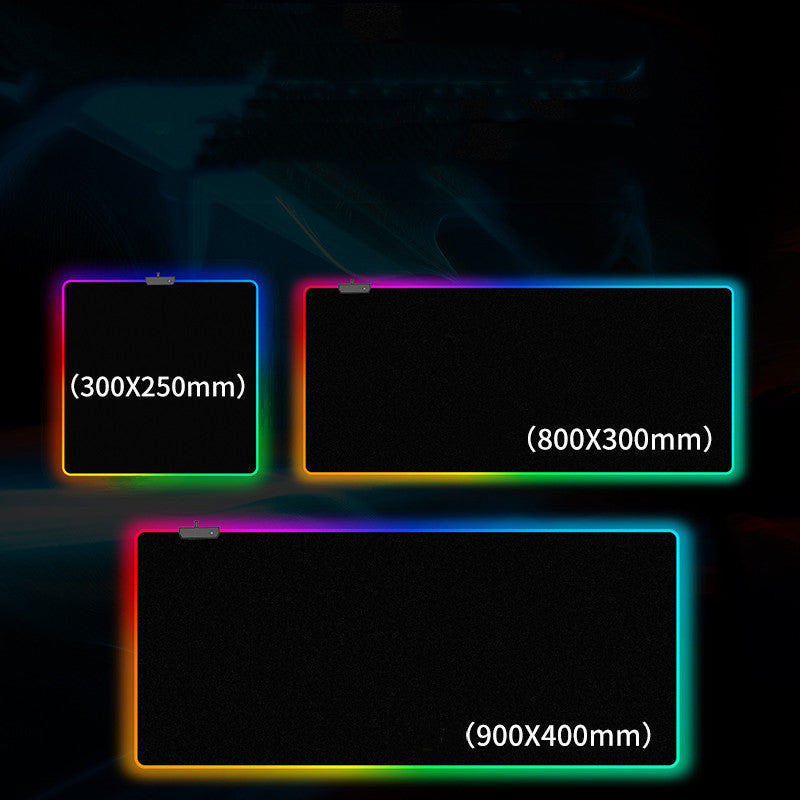 Oversized RGB Luminous Mouse Gaming Pad