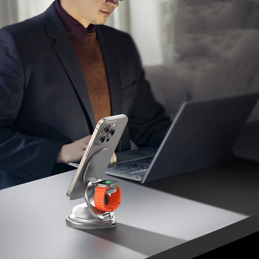 3-in-1 Wireless Magnetic Folding Charger Stand - The Underground